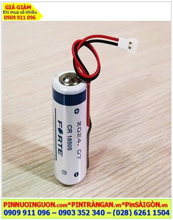 FORTE CR18505 (Zắc 51005), Pin FORTE CR18505 Lithium Manganese 3v 2500mAh chính hãng